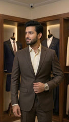 Dark Brown two piece suit