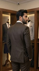Dark Brown two piece suit