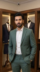 Sea Green Two Piece Suit