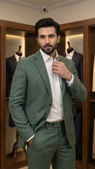 Sea Green Two Piece Suit