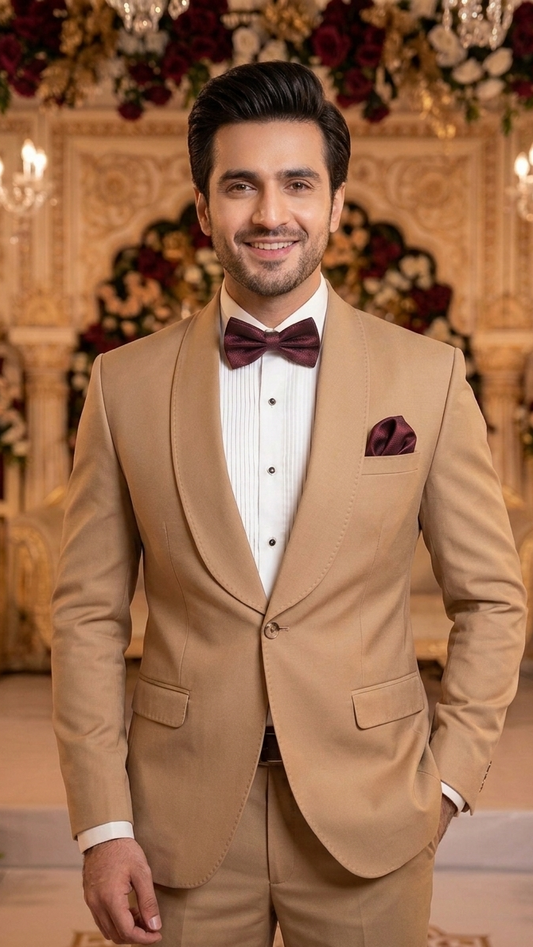 Beige Tuxedo with hamming