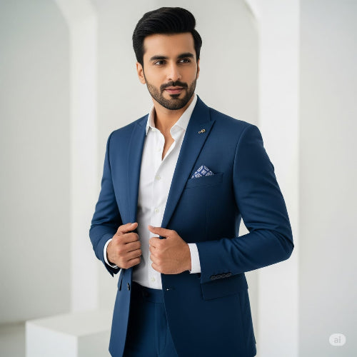 The Royal Blue  – Slim Fit Luxury Wedding Suit