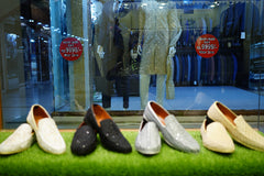 Traditional Embroidered Loafers for Men
