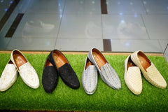 Traditional Embroidered Loafers for Men