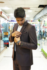 Chocolate Brown Premium Business Suit