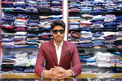 Maroon Luxe Slim Fit Celebration Suit