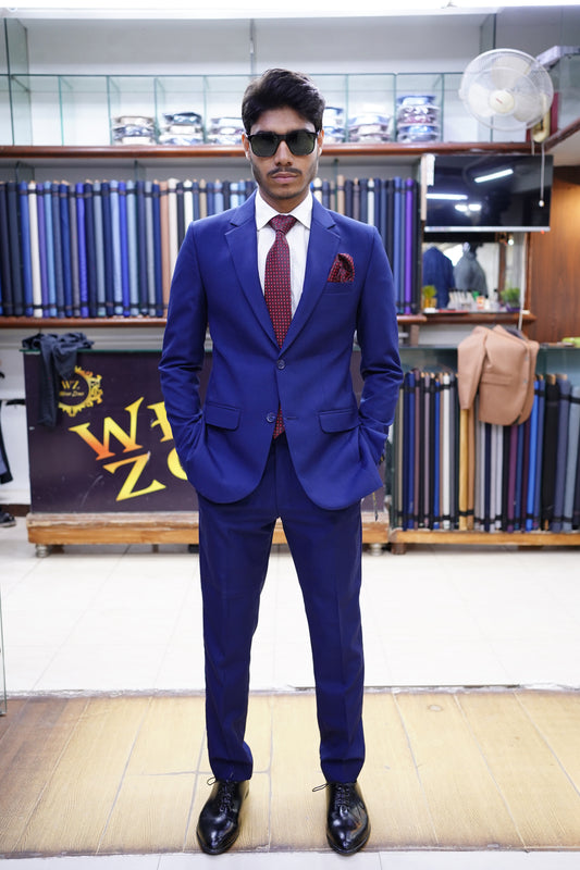 Royal Blue Premium  Slim Fit  Suit for Men