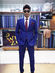 Royal Blue Premium  Slim Fit  Suit for Men