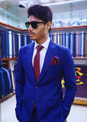 Royal Blue Color Two Piece Suit