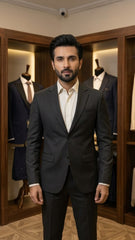 Black two piece suit