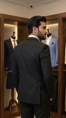 Black two piece suit