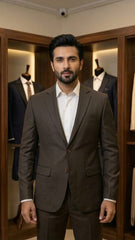 Dark Brown two piece suit
