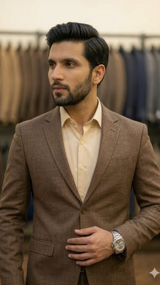 Chocolate Brown Two Piece suit