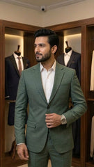 Sea Green Two Piece Suit