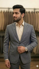 Pigeon Blue Two Piece Suit