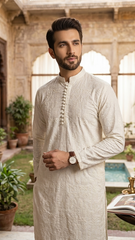 Elegant White Messori Kurta Pajama – Premium Festive & Wedding Wear